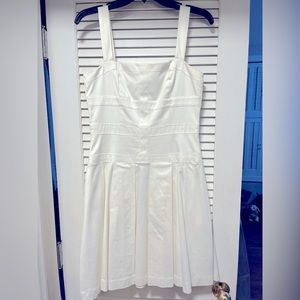 London Times white fit and flare dress size 10